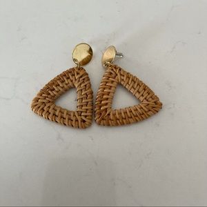 Woven earrings